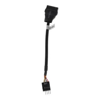 

Mainboard Motherboard USB 3.0 20Pin 19Pin Female to USB 2.0 9 Pin Male Housing Extension Adapter Cable