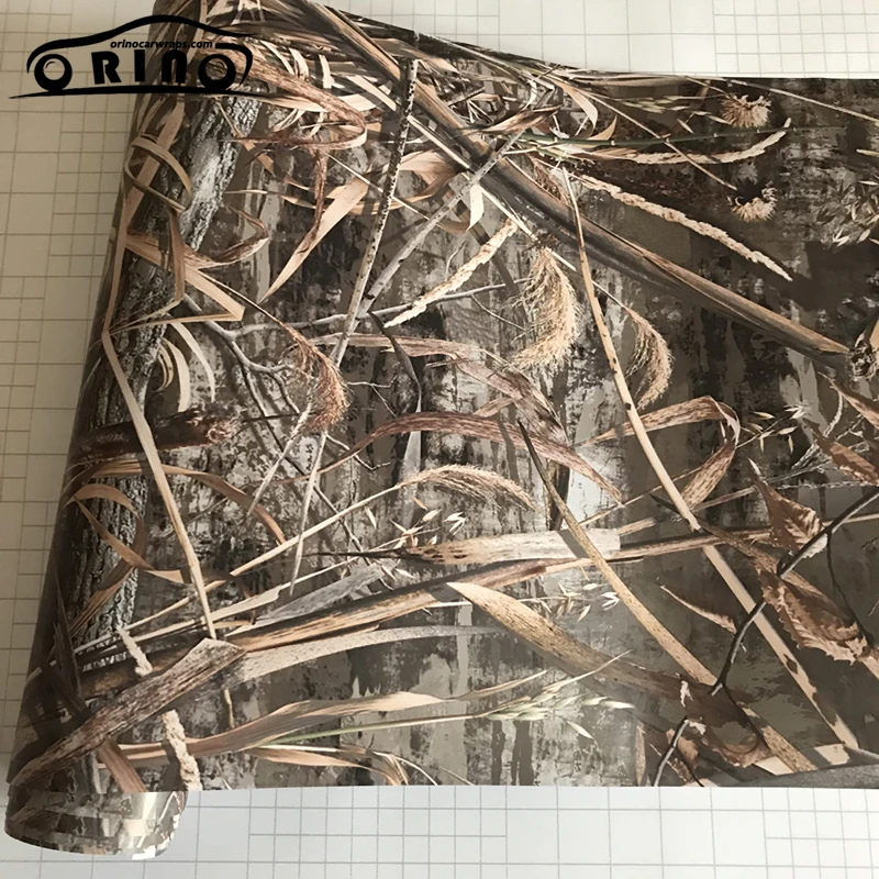 20CMX150/200/300 см тень травы Realtree камуфляж виниловая пленка Обёрточная бумага с воздушных пузырьков ПВХ для автомобиля на клеящейся основе под заказ Стикеры наклейка для охоты