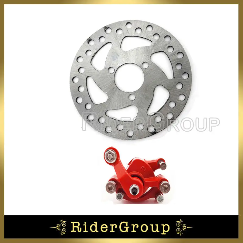 Pocket Bike Front Left Side Disc Brake Caliper Brake Disc Rotor 120mm