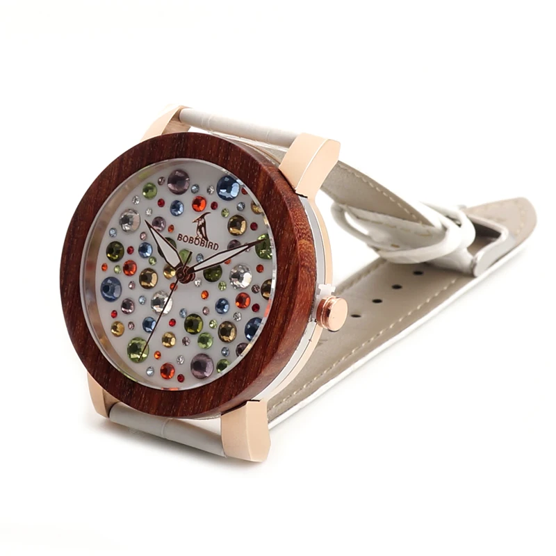 2017 Luxury Brand BOBO BIRD Watch Women Wooden Watches (8)