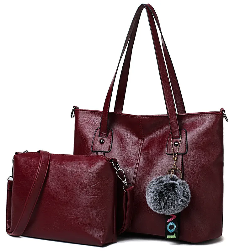 

Purse And Handbags 2 Sets Bags For Women 2018 Large Capacity Female Tote Bag Women Shoulder Cross body Bag Bolsa Feminina Sac