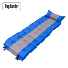 Самонадувающийся коврик для кемпинга, надувной матрас толщиной 5 см, для улицы, ПВХ, автомобильная надувная кровать, влагостойкая, водонепроницаемая, спальная кровать с подушкой