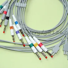 GE CAM 14 ЭКГ Leadwire набор, 10 проводов(MQB10-LB-I