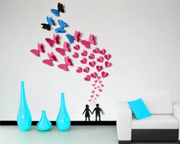 

Papel de parede Butterflies Love Gray background 3d wallpaper,living room TV sofa wall bedroom wall papers home decor murals
