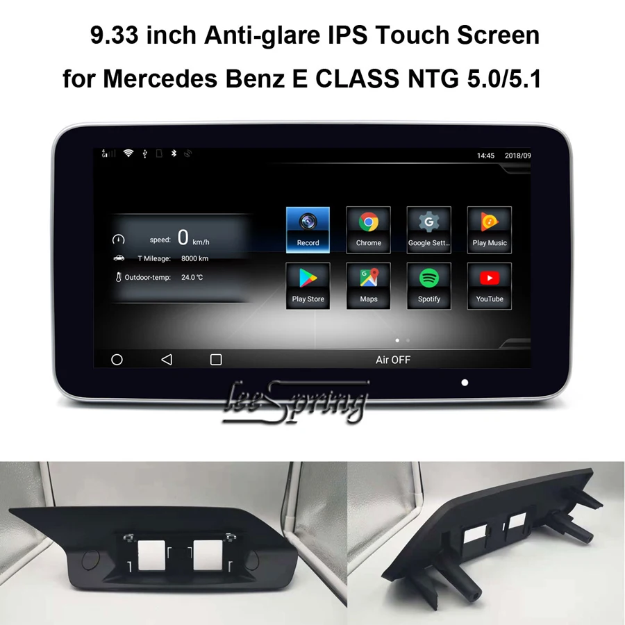 Cheap 9.33 inch Anti-glare IPS Touch Screen Android Multimedia Player for Mercedes Benz E CLASS 2010-2016 with GPS Navigation 5