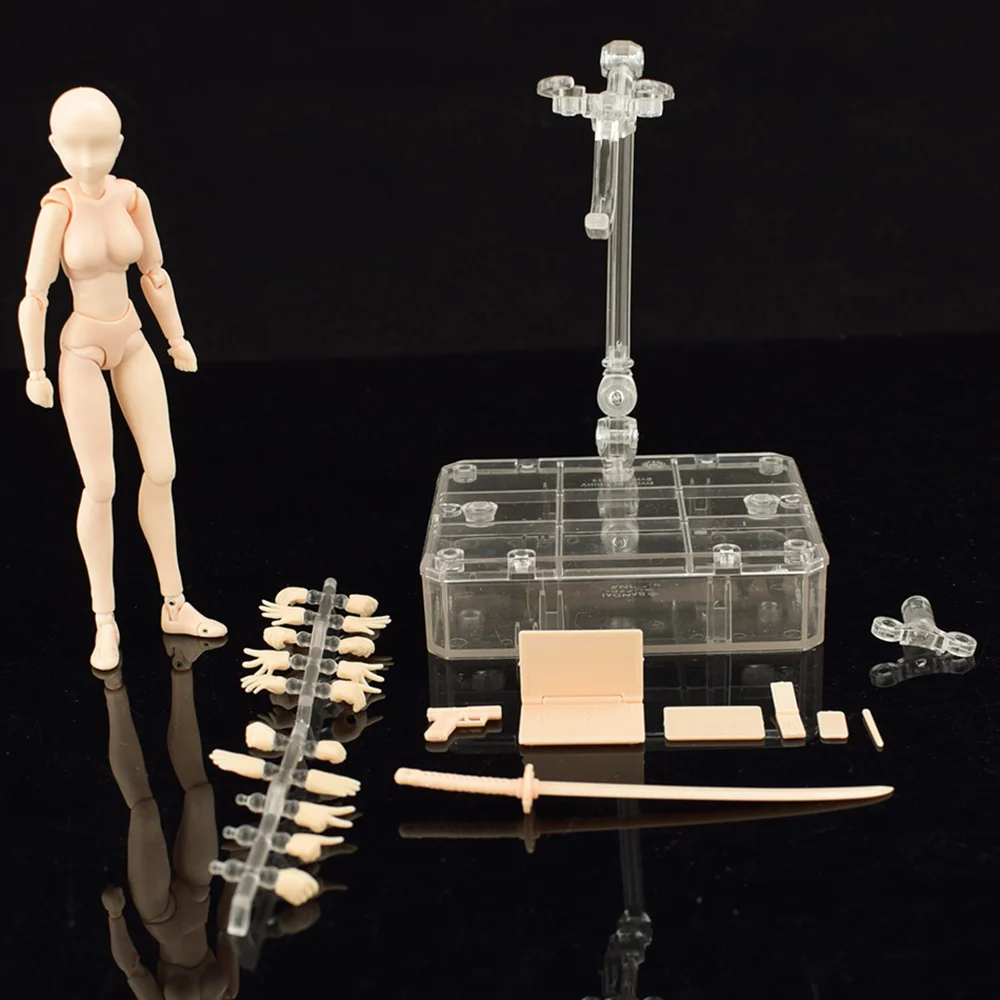 

Tamanshii S.H. Figuarts Body Kun DX Set Female Pale Orange Skin Colour Variable Doll PVC Figure Model SHF Garage Kit Movable Toy