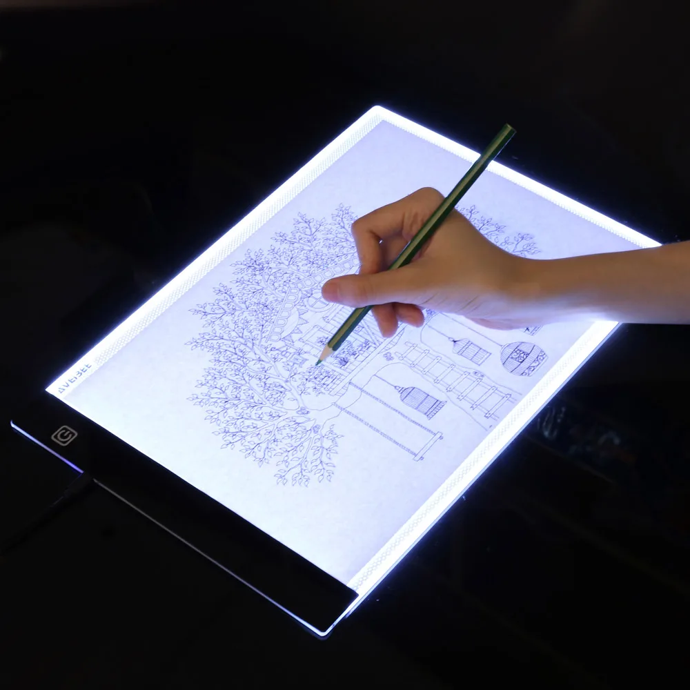  Original Digital Tablets A4 LED Graphic Artist Thin Art Stencil Drawing Board Light Box Tracing Tab