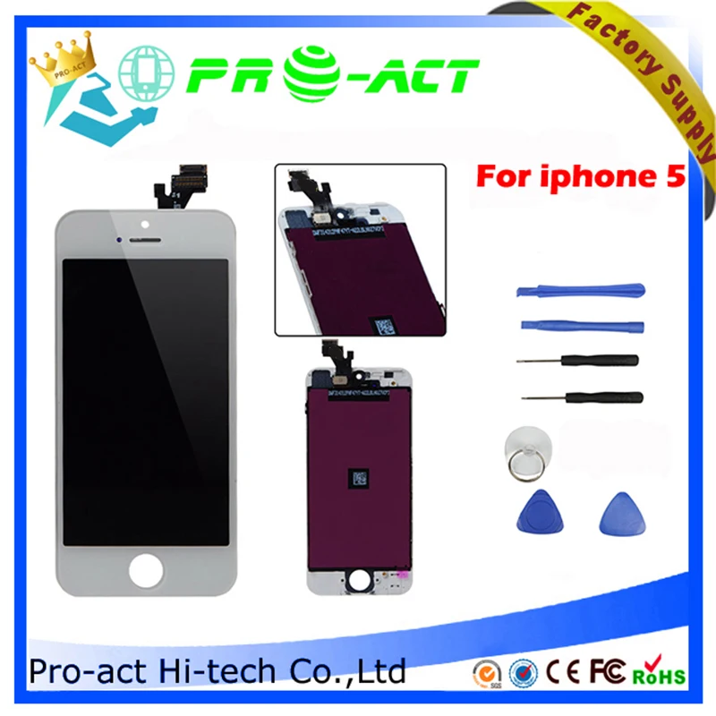 imágenes para 10 unids/lote Calidad AAA Precio de Fábrica LCD Para iphone 5 Pantalla Táctil Digitalizador Asamblea Reemplazo kits garantía de 180 días imágenes para 10 unids/lote Calidad AAA Precio de Fábrica LCD Para iphone 5 Pantalla Táctil Digitalizador Asamblea Reemplazo kits garantía de 180 días
