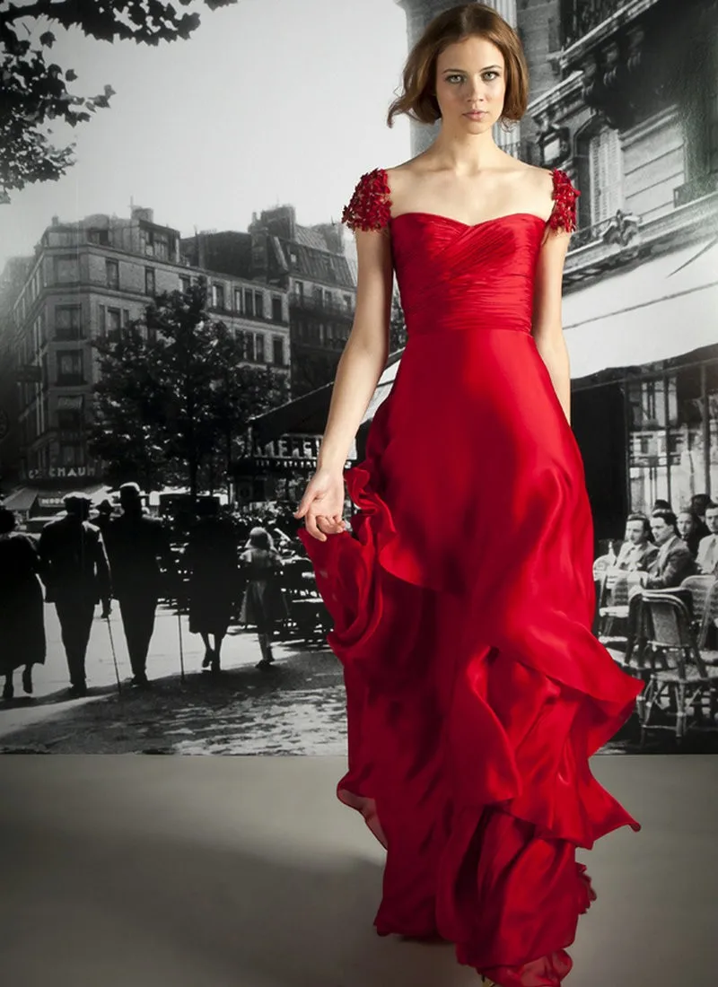 blair waldorf red gown