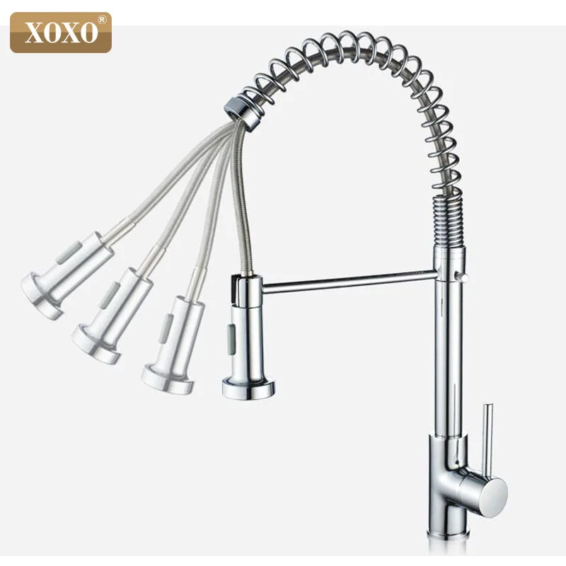 XOXO Kitchen Faucet Pull Out Cold and Hot Brushed