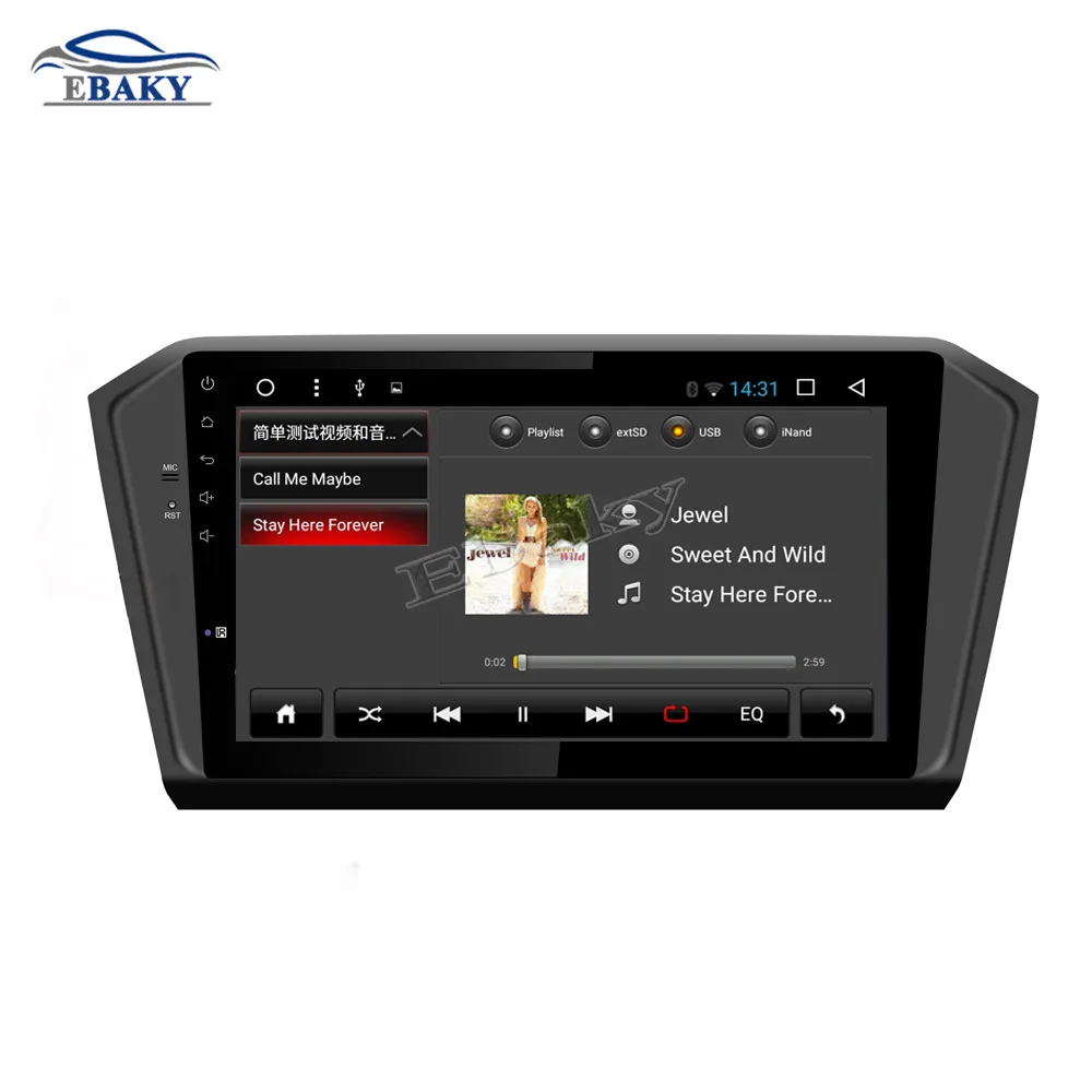 Best NaviTopia 10.1inch 1GB/2GB RAM Quad Core/Octa Core Android 7.1/8.1 Car DVD Radio for VW Magotan 2017 with GPS/wifi/maps 16