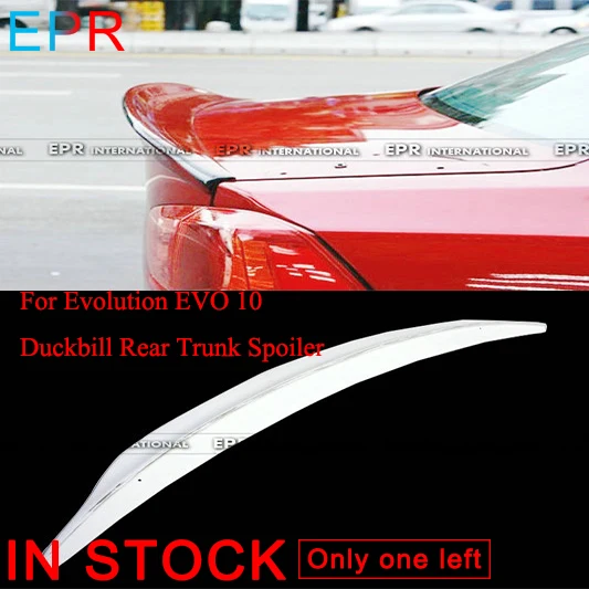 Для Evolution EVO 10 FRP стекловолокно Duckbill задний спойлер багажника для Mitsubishi крыло