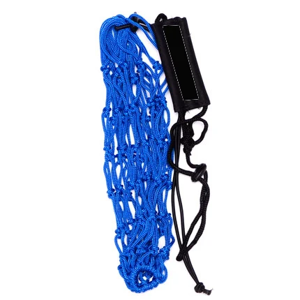 Ручка Solo Soccer Kick Тренер Мяч заблокированный Сетчатый Дизайн футбольный Банджи Эластичный тренировочный жонглирование сетка подходит размер 3 4 5 дропшиппинг - Цвет: blue