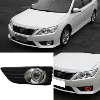

LED COB Angel Eyes+HID Lamp Projector Lens Foglights For Toyota Camry Sport