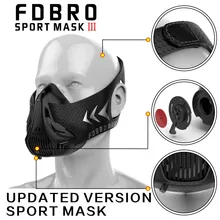 FDBRO sports mask Fitness ,Workout ,Running , Resistance ,Elevation ,Cardio ,Endurance Mask For Fitness training sports mask