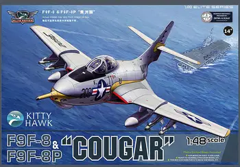 

Kitty Hawk 1/48 F9F-8 & F9F-8P Cougar - KH80127 New Model Kit