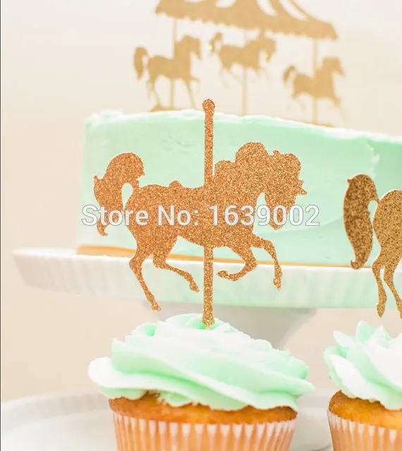 Decorazioni Torta Cavallo - Set 15 Pezzi Con Topper, Cavallini E Recinzioni - Foto 8
