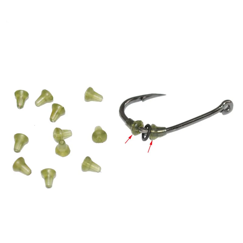 100 Pieces Fishing Stop Beads Lure Fish Hook Fishing Stopper Beads