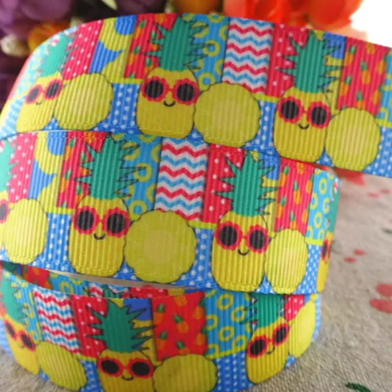 

17071115,New arrival 7/8" (22mm) 5 yards/lot printed grosgrain ribbons colorfuls ribbon DIY handmade materials
