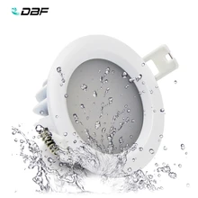 [DBF] IP65 Водонепроницаемый светодиодный светильник 5 Вт 7 Вт 9 Вт 12 Вт 15 Вт Светодиодный точечный светильник для ванной комнаты светодиодный встраиваемый потолочный светильник AC 110 В 220 В