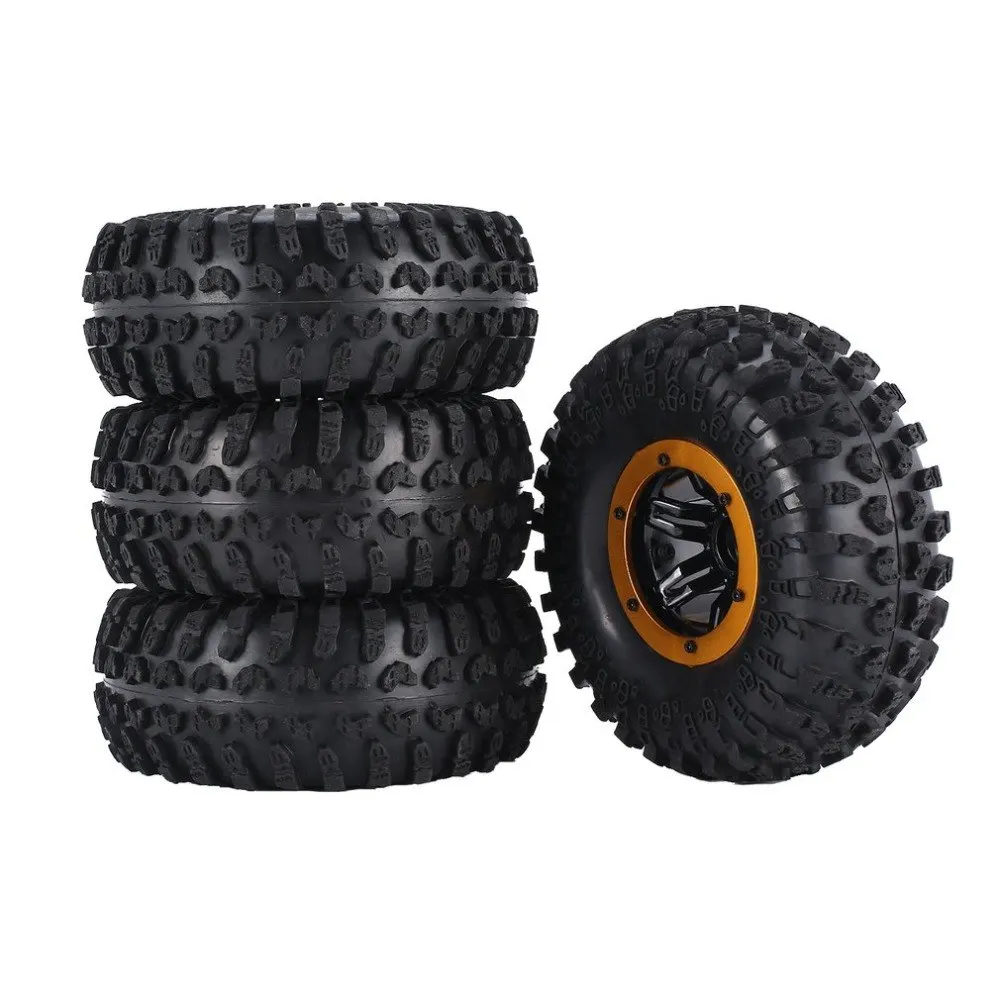 

AUSTAR AX 4pcs 128mm Inflatable Beadlock Metal Tyre Tire Wheel for RC Crawler Climbing Car Model HSP HPI Component Spare Parts