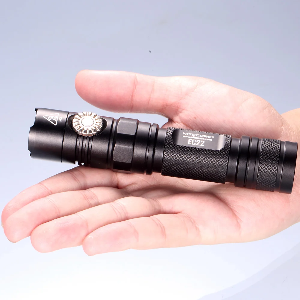 Светодиодный фонарик NITECORE EC22 с перезаряжаемой батареей 18650 бесконечно