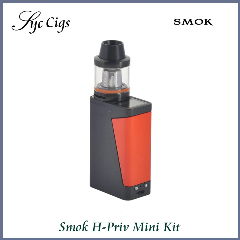 

Original Smok H-Priv Mini Kit with 3.5ml Brit Tank and TC 50W H Priv Hpriv Mini Box Mod Vape E-Cigarettes Battery Vaporizer