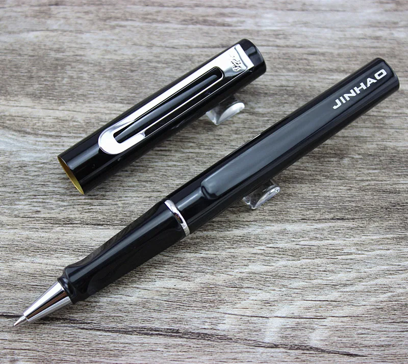 Роскошная Ручка роллер Jinhao 599 черные чернила пополнения бизнес офиса авторучки