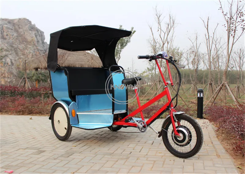 3 Wheel electric pedicab rickshaw passenger cargo bike tricycle bicycle