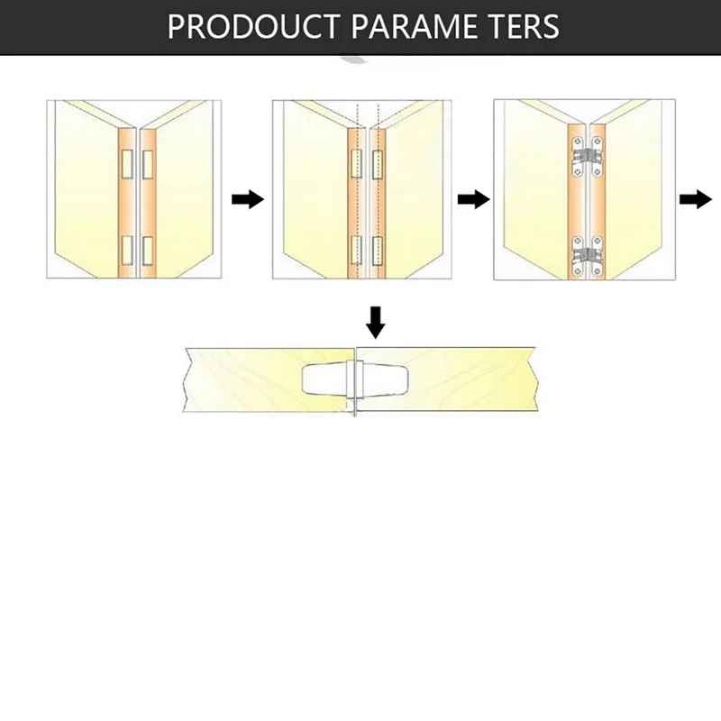 2 шт. из цинкового сплава высокое качество скрытая петля из нержавеющей стали крест немой скрытые ворота шарнир 13*45 мм прочные мебельные детали