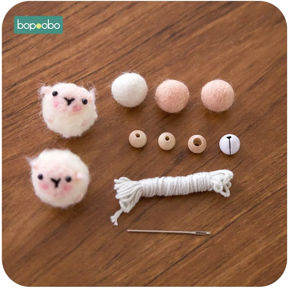 Bopoobo 1 набор вешалка для детской одежды детская Мобильная подвеска на детскую кроватку рамка Мобильная Сделай Сам ремесла Экологичная сенсорная игрушка для прорезывания зубов детская погремушка-грызунок