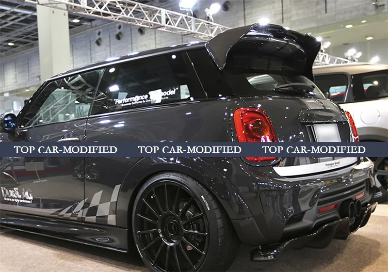 Спойлер на крыше из углеродного волокна для Mini F56 Cooper S DUELL AG style, спойлер на багажник, крыло