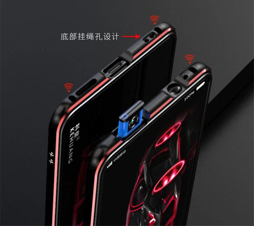 Для Xiao mi Red mi K20 Pro Чехол с металлической рамкой двойной цветной алюминиевый бампер Защитная крышка для Xiao mi Red mi K20 mi 9T Pro Чехол
