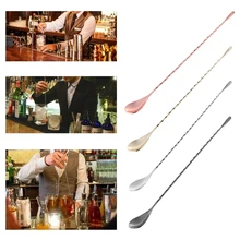 Нержавеющая сталь Muddler Резьбовая палочка для коктейля, ложка для перемешивания, барные инструменты