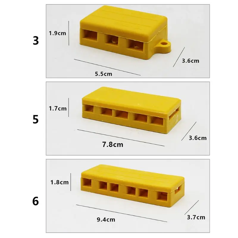 Best 3/5/6 Lines Electric Vehicle Accessories Universal Junction Box Controller Multi-hole Wiring Board Wiring Column Boxes 0