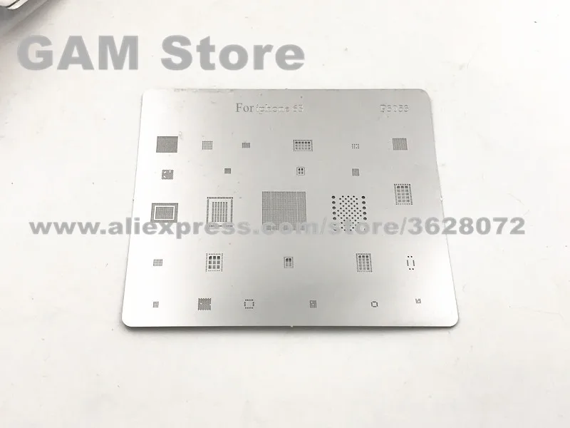 Для iPhone 6 S BGA трафарет для ЦП Nand Flash power wifi контакт ic Reballing Pin прямой нагрев шаблон P6056