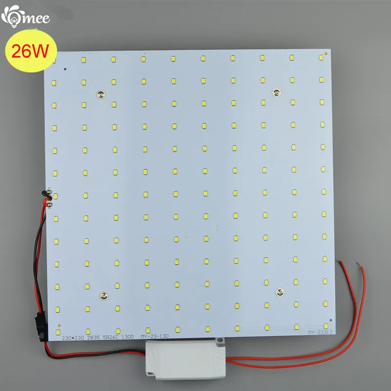 

Modern Surface Mounted 26w Led Square Panel Light SMD2835 Ultra Thin Ceiling Lamp Kitchen Bathroom Lighting Source 23*23cm