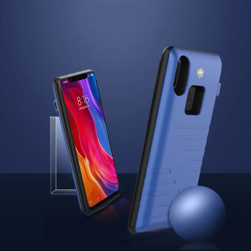 KOGNGU модное зарядное устройство чехол для Xiaomi Mi 8 6000 мАч назад клип батарея беспроводной быстрое зарядное устройство для Xiaomi Mi 8 SE 5000 мАч