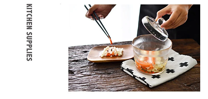 Японский толстый стеклянный бак для соленья, жесткая банка для соленых огурцов, маринованная тернипа, бутылка для грудничков, кимчи, банки, соль, огурец, морковь, инструмент для хранения