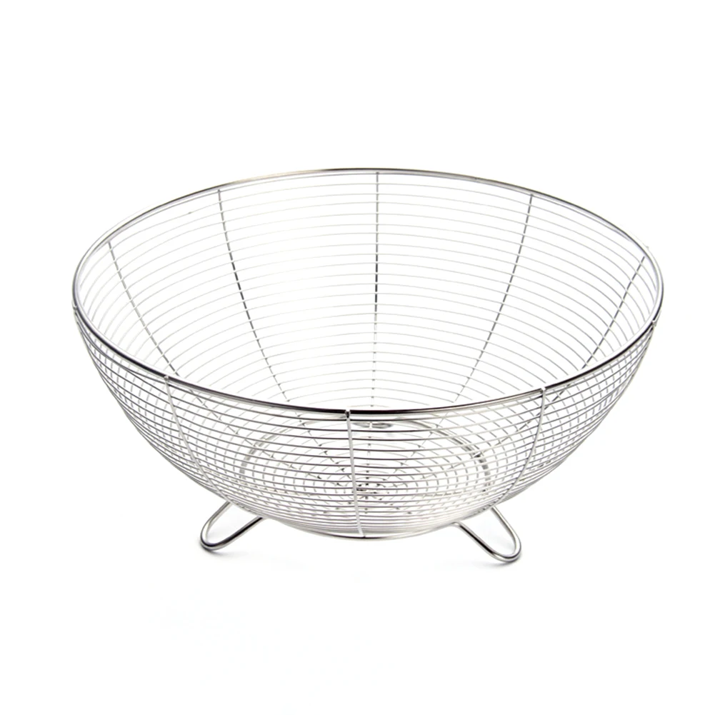 Desktop Holder Decorations Storage Kitchen Fruit Basket Metal Nordic Style Hollow Iron | Дом и сад