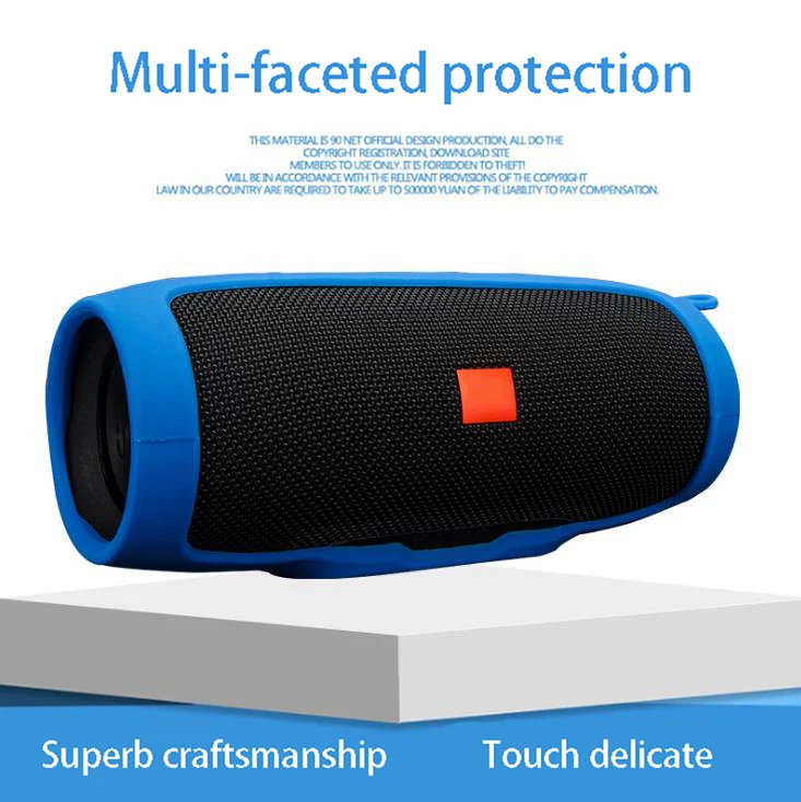 Wireless Speakers Protective Cover Portable Anti-scratch Anti-shock Silicone Cover For JBL Charge 3 Mountaineering Silicone Case