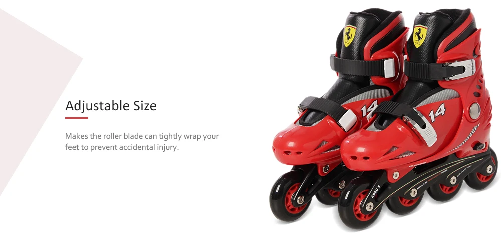 Ferrari Fk16 Inline Skate Sepatu Super Rebound Tinggi Roda Pu 70 Cm Menangani Tinggi 50kg Berat Bearing Outdoor Olahraga Anak Anak Mainan Mainan Olahraga Aliexpress