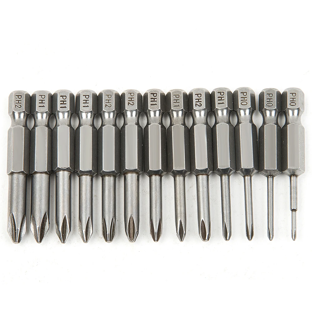 Communisme Reusachtig peper 13Pcs Kruiskopschroevendraaier Bits S2 Stalen Kruis Schroevendraaier Bit  50Mm Lange Magnetische Tip Phillips Hoofd Boren|bit screwing|hand  toolsscrewdriver kit - AliExpress