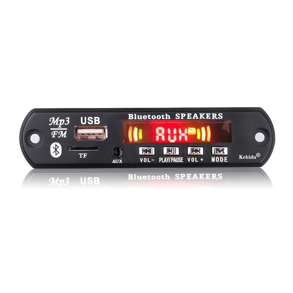 Handsfree запись 12 В USB FM Aux MP3 декодер плата модуль радио плеер Автомобильный USB Bluetooth 5,0 беспроводной пульт дистанционного управления