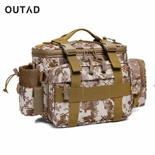 OUTAD Приманка Сумка водонепроницаемая нейлоновая сумка унисекс уличная Сумка рыболовная посылка спортивная сумка большая емкость рыболовные аксессуары