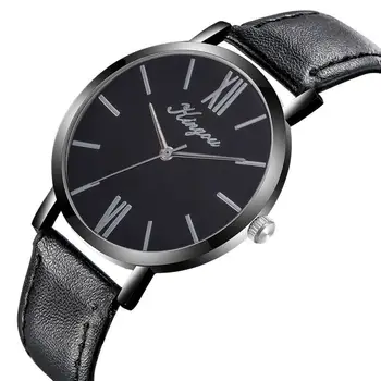 

Men Leather Band Analog Quartz Round Wrist Watch Watches F927 Drop Shipping