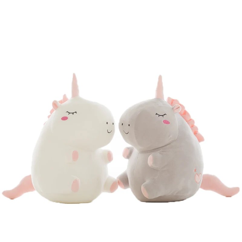 chubby unicorn plush