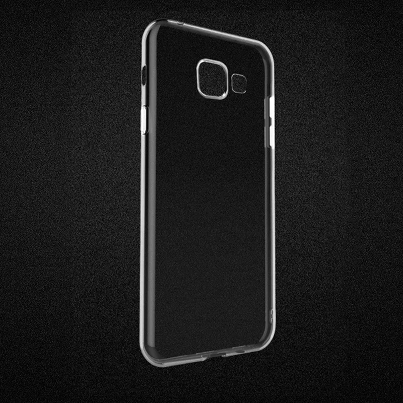 Прозрачный ультра тонкий Тонкий силиконовый чехол для samsung a3 2017 чехлы прозрачная
