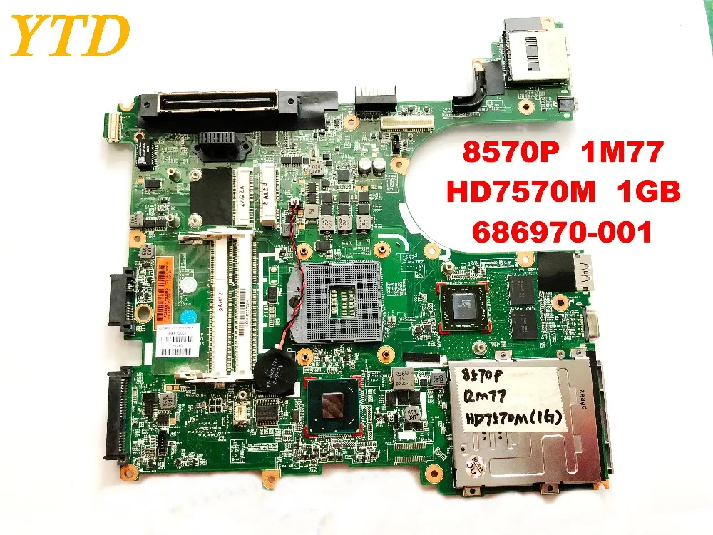 Original for HP 8570P font b laptop b font font b motherboard b font 8570P QM77