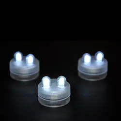 Прямая продажа с фабрики дело! Супер яркий 2LED погружные светодиодные floralyte Водонепроницаемый светодиодные свечи для свадьбы центральным